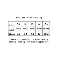 Load image into Gallery viewer, 'Web' Jeans Black