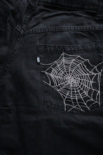 Load image into Gallery viewer, 'Web' Jeans Black