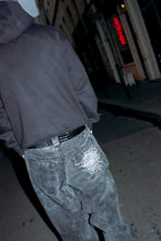 Load image into Gallery viewer, 'Web' Jeans Washed Black