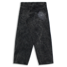 Load image into Gallery viewer, 'Web' Jeans Washed Black
