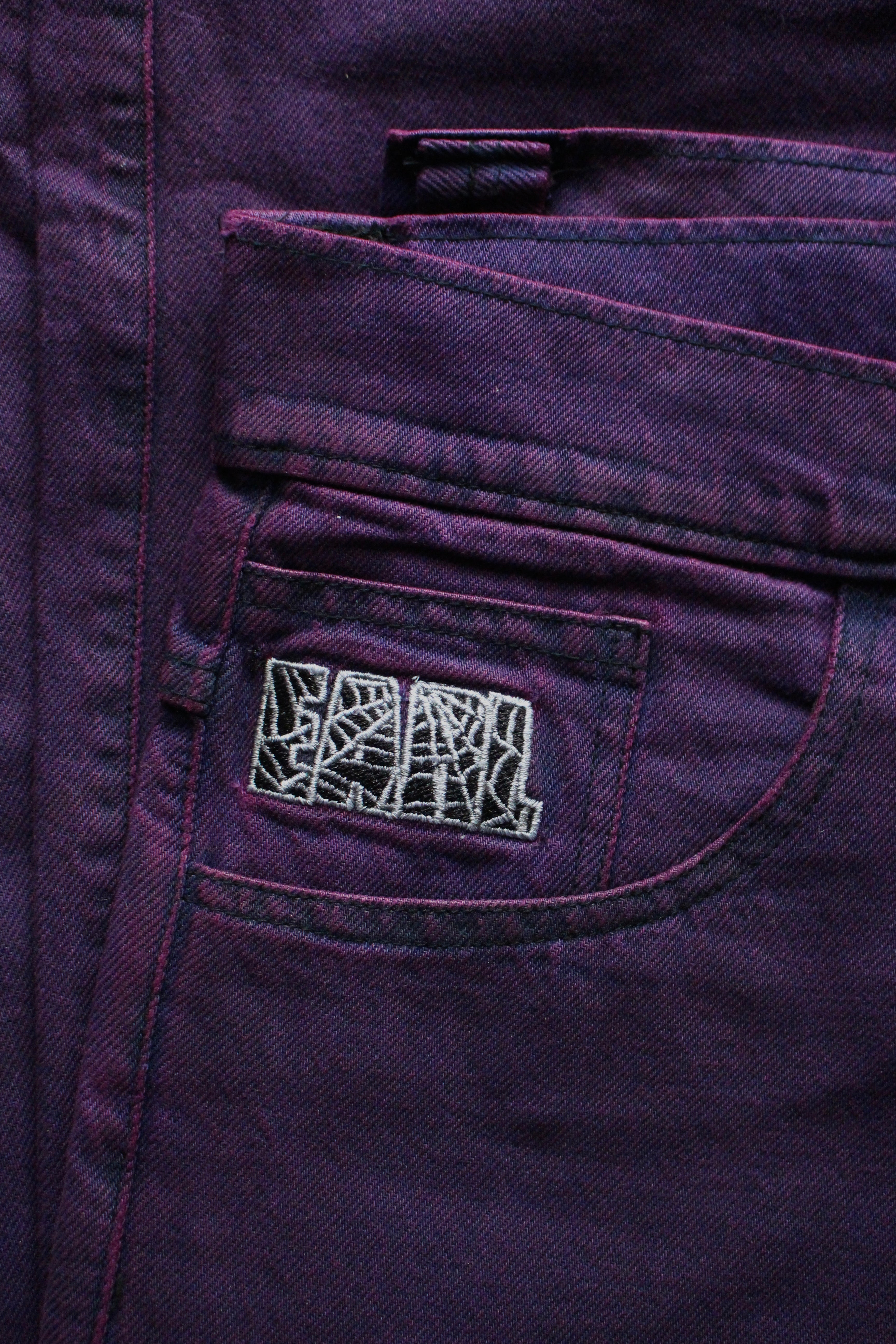 'Web' Jeans Purple