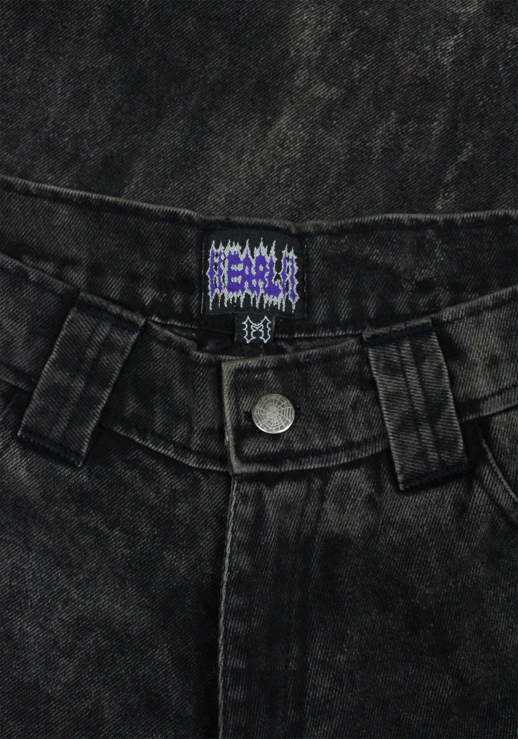 'Web' Jeans Washed Black