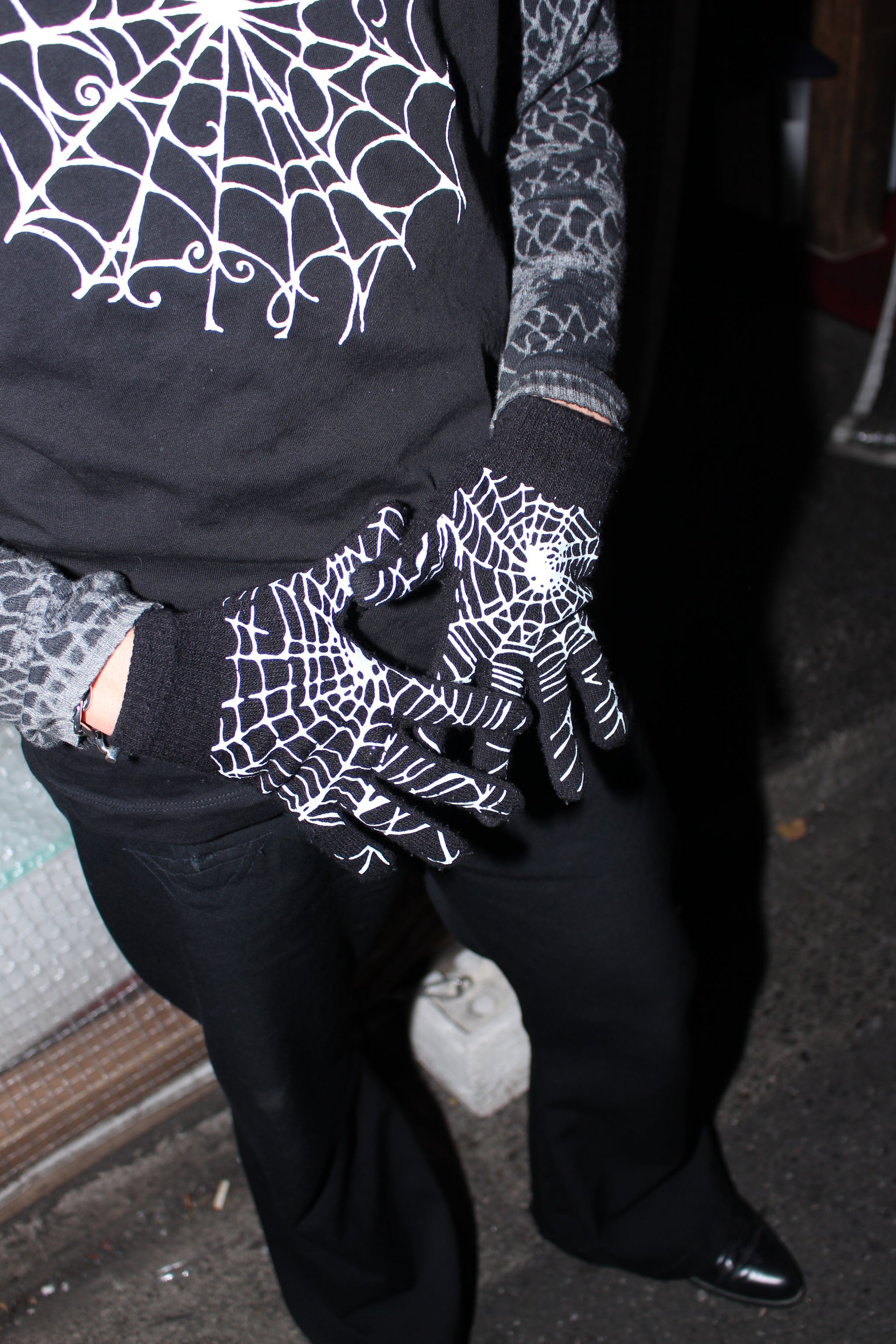 ぷ*ま様 earlskateboards PRINTED SPIDER-GLOV Earl skateboards