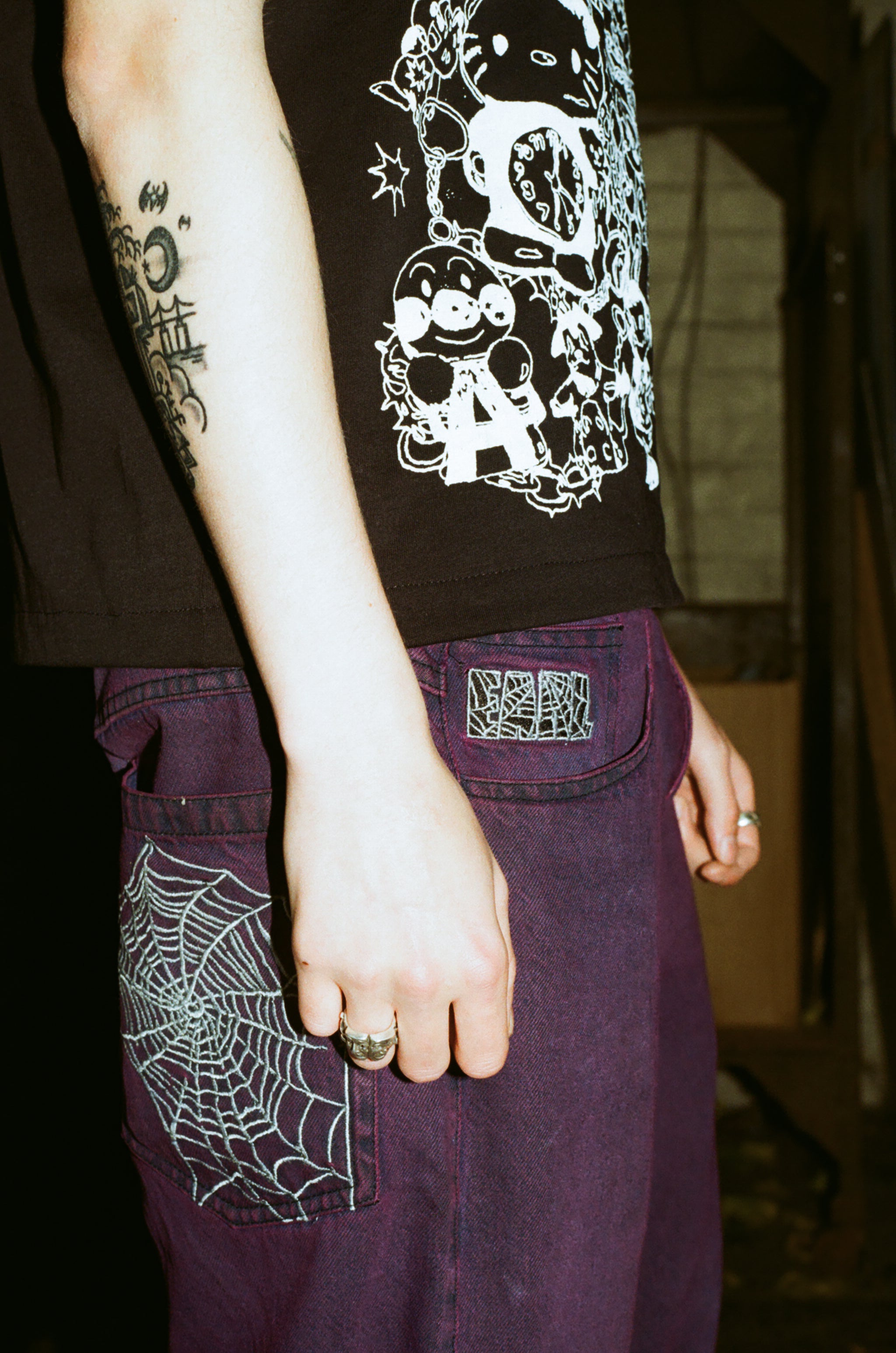 Jeans 'Web' Morados
