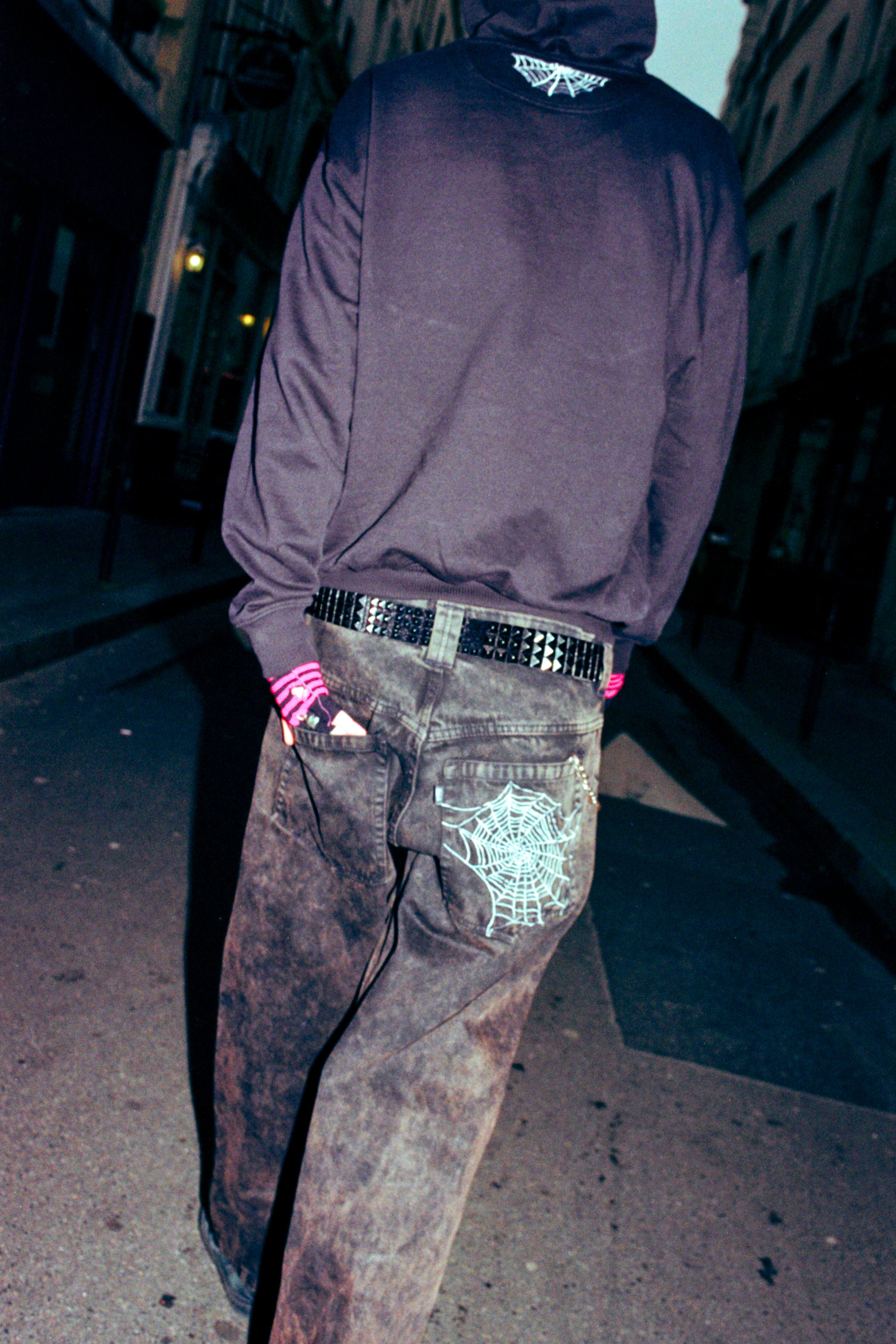 'Web' Jeans Washed Brown