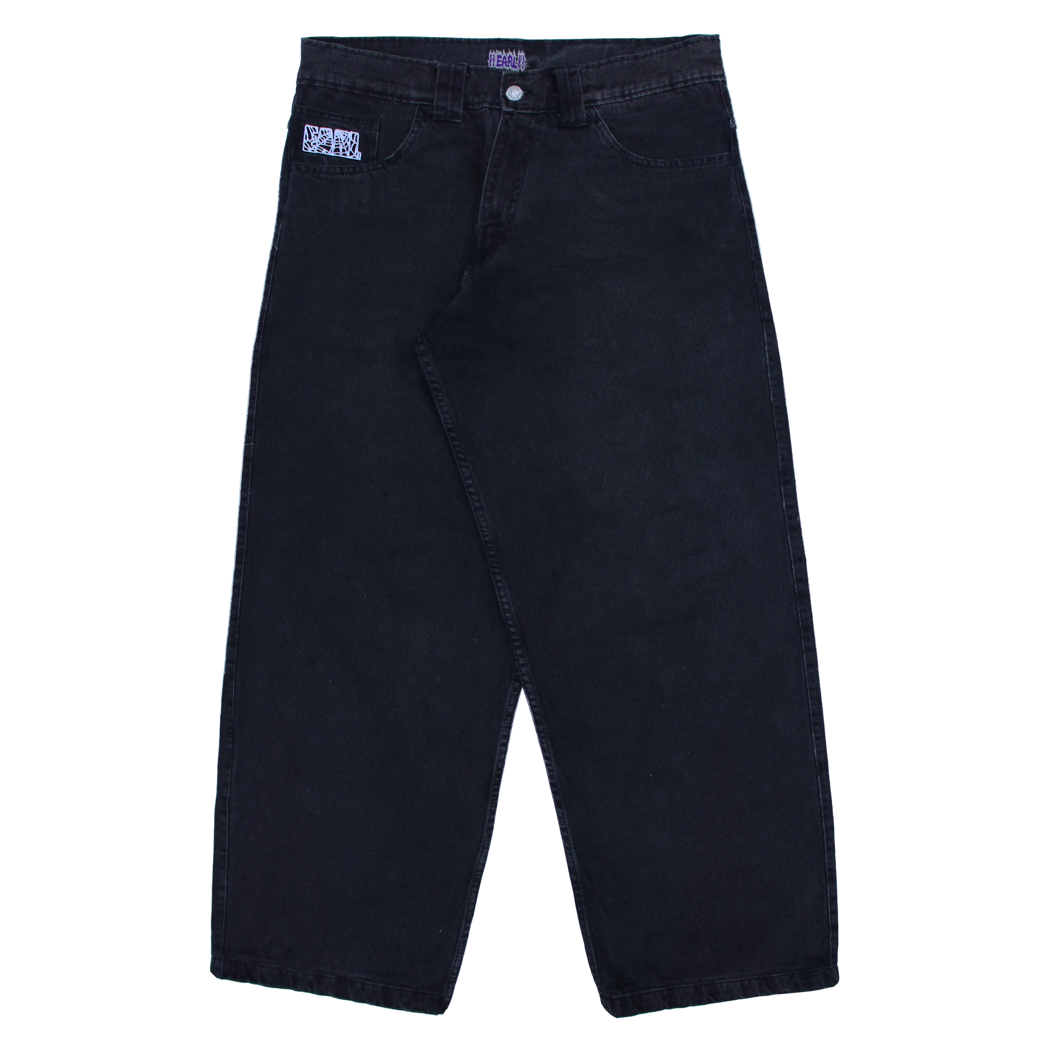 パンツ EARL SKATEBOARDS Web Jeans Black S Web' Jeans Washed Black – Earl Skateboards