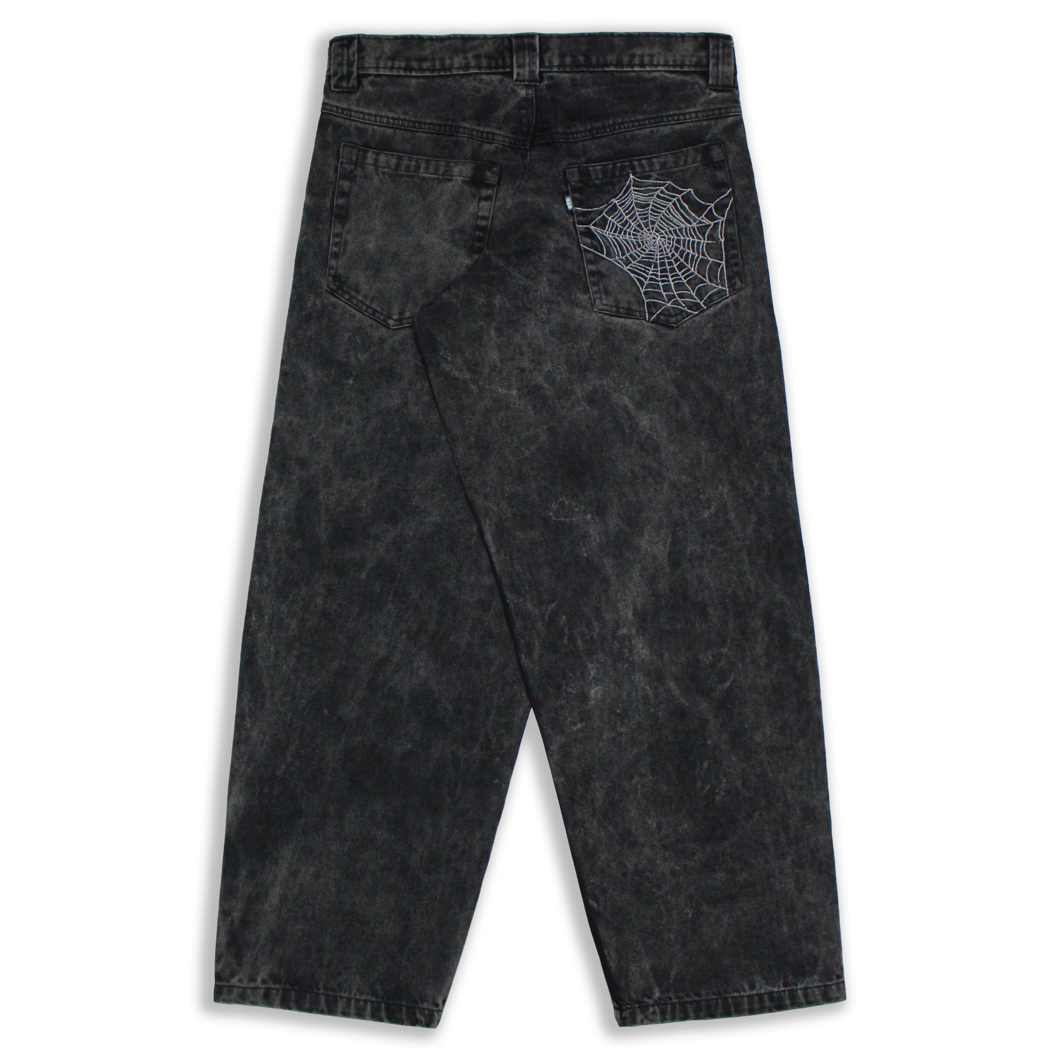 'Web' Jeans Washed Black