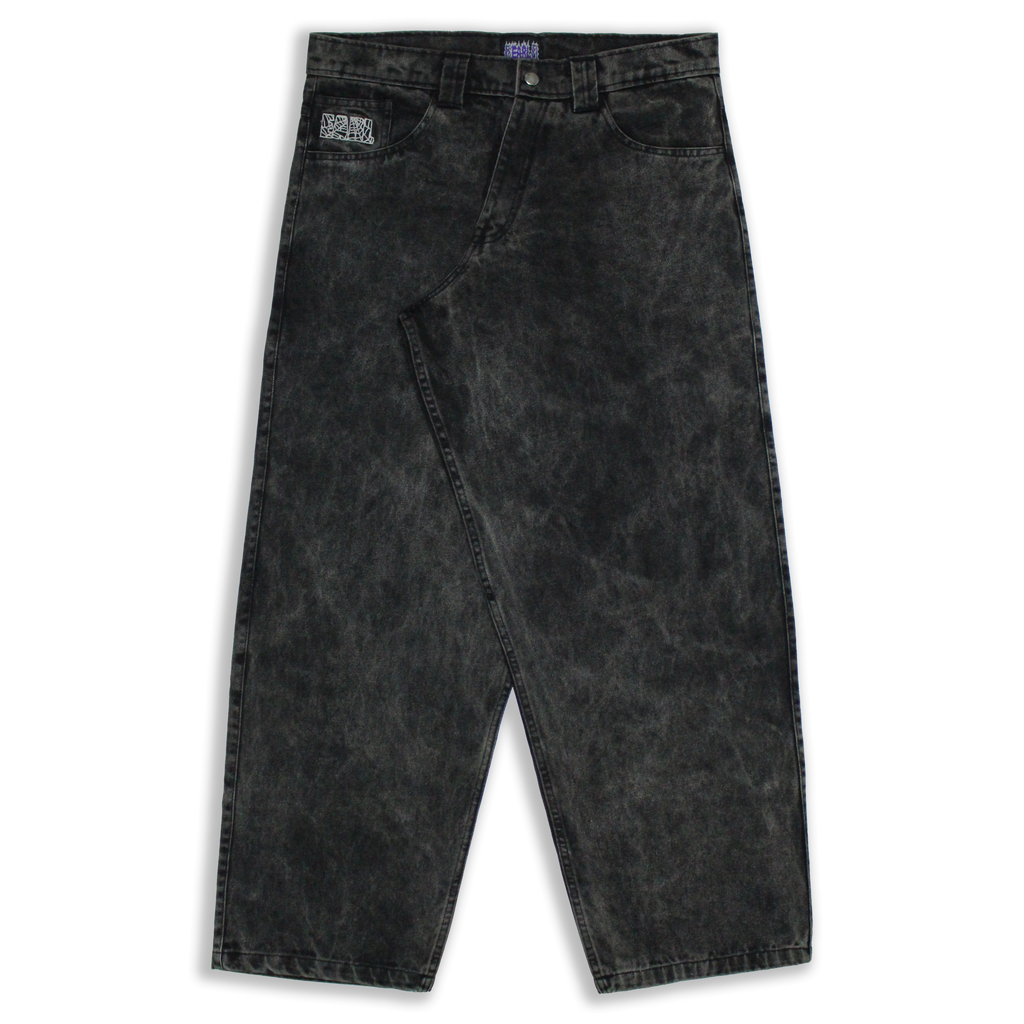 'Web' Jeans Washed Black