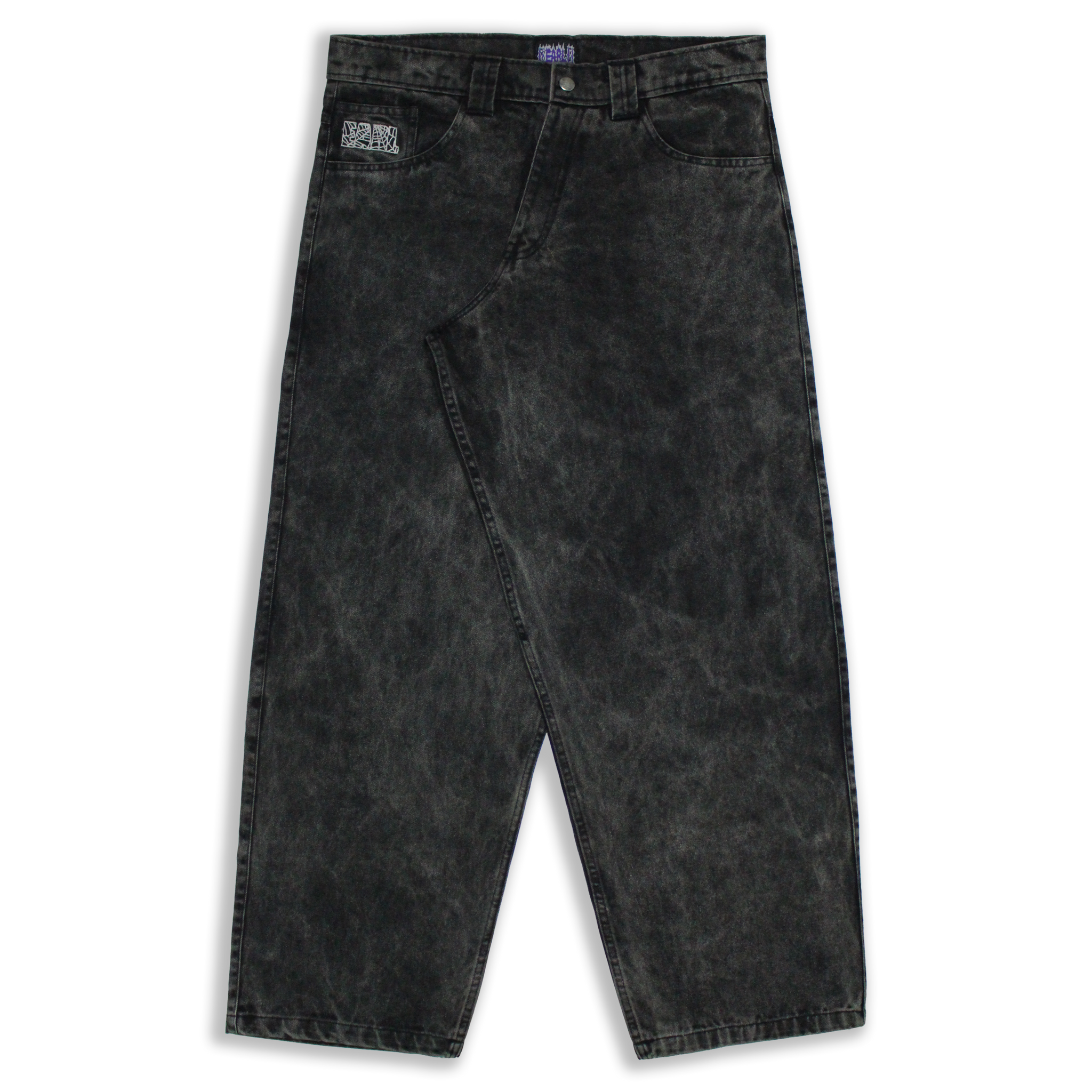 パンツ EARL SKATEBOARDS Web Jeans Black S Web' Jeans Washed Black – Earl Skateboards