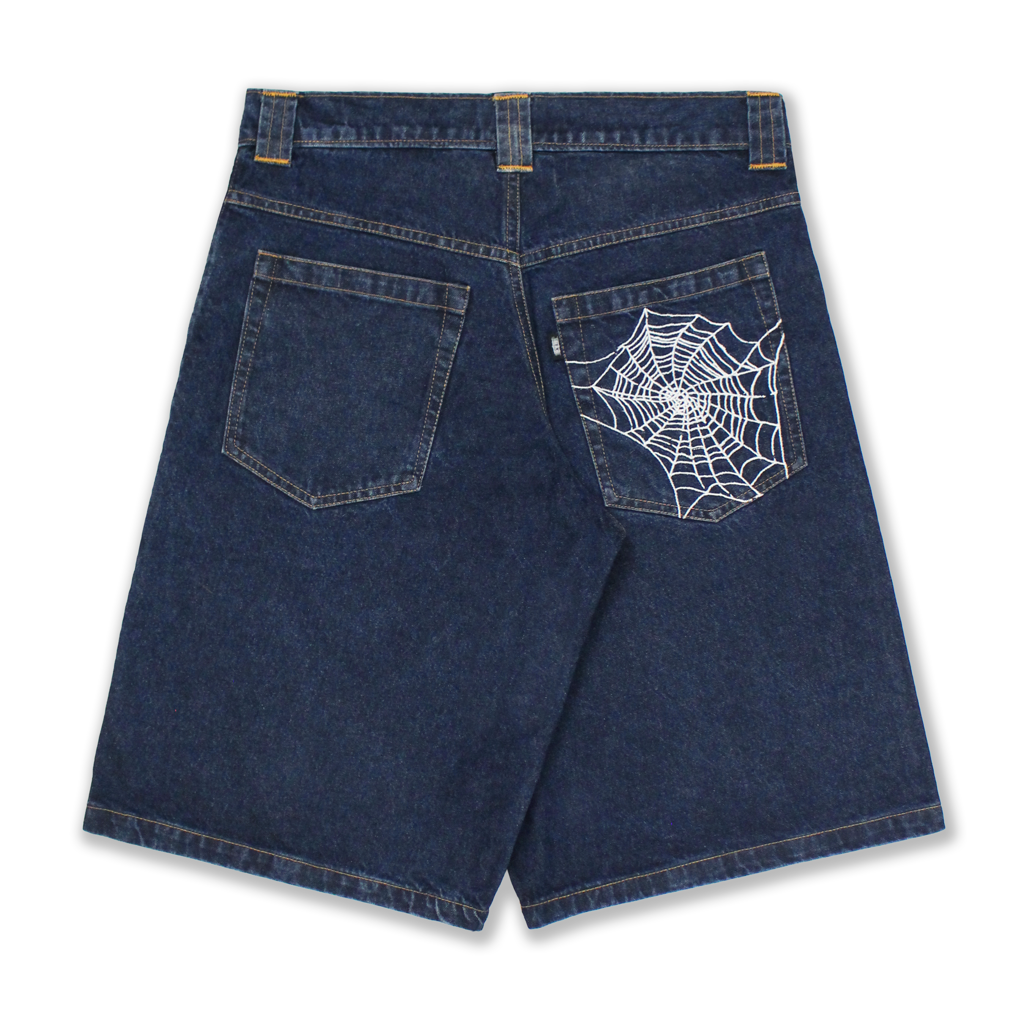 'Web' Shorts Blue