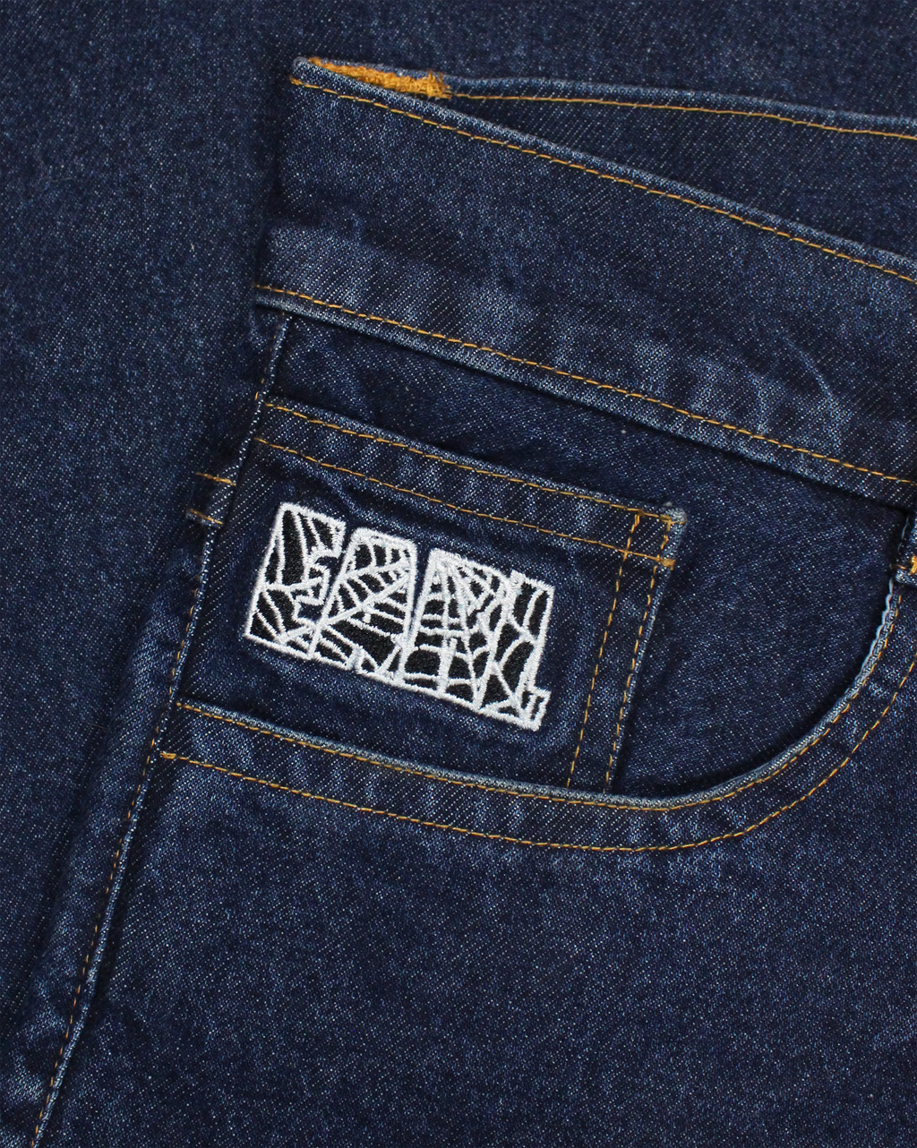 'Web' Shorts Blue