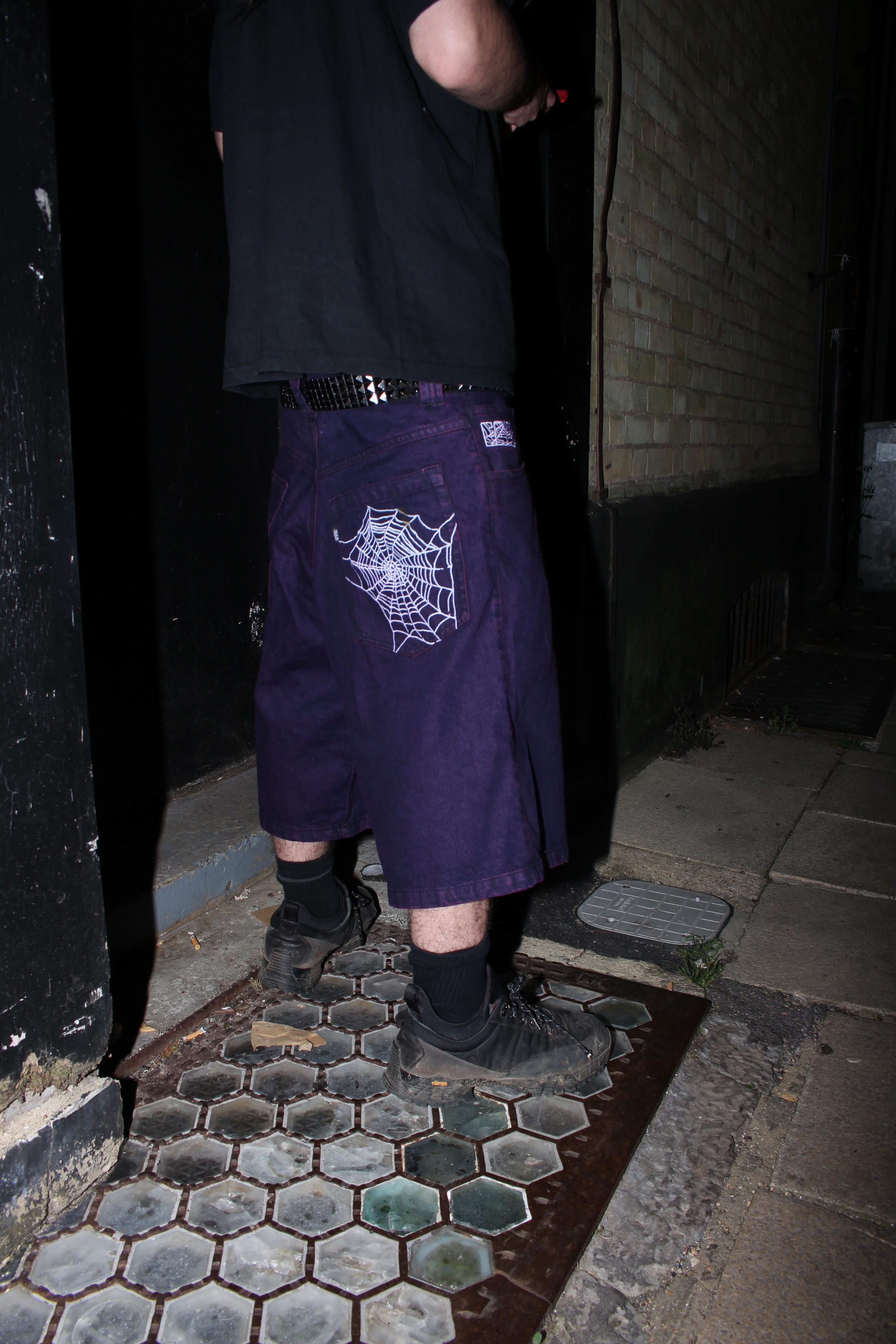 'Web' Shorts Purple