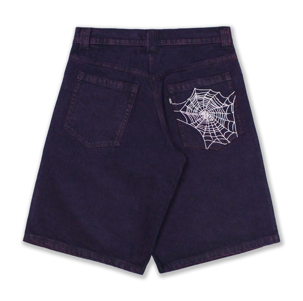'Web' Shorts Purple