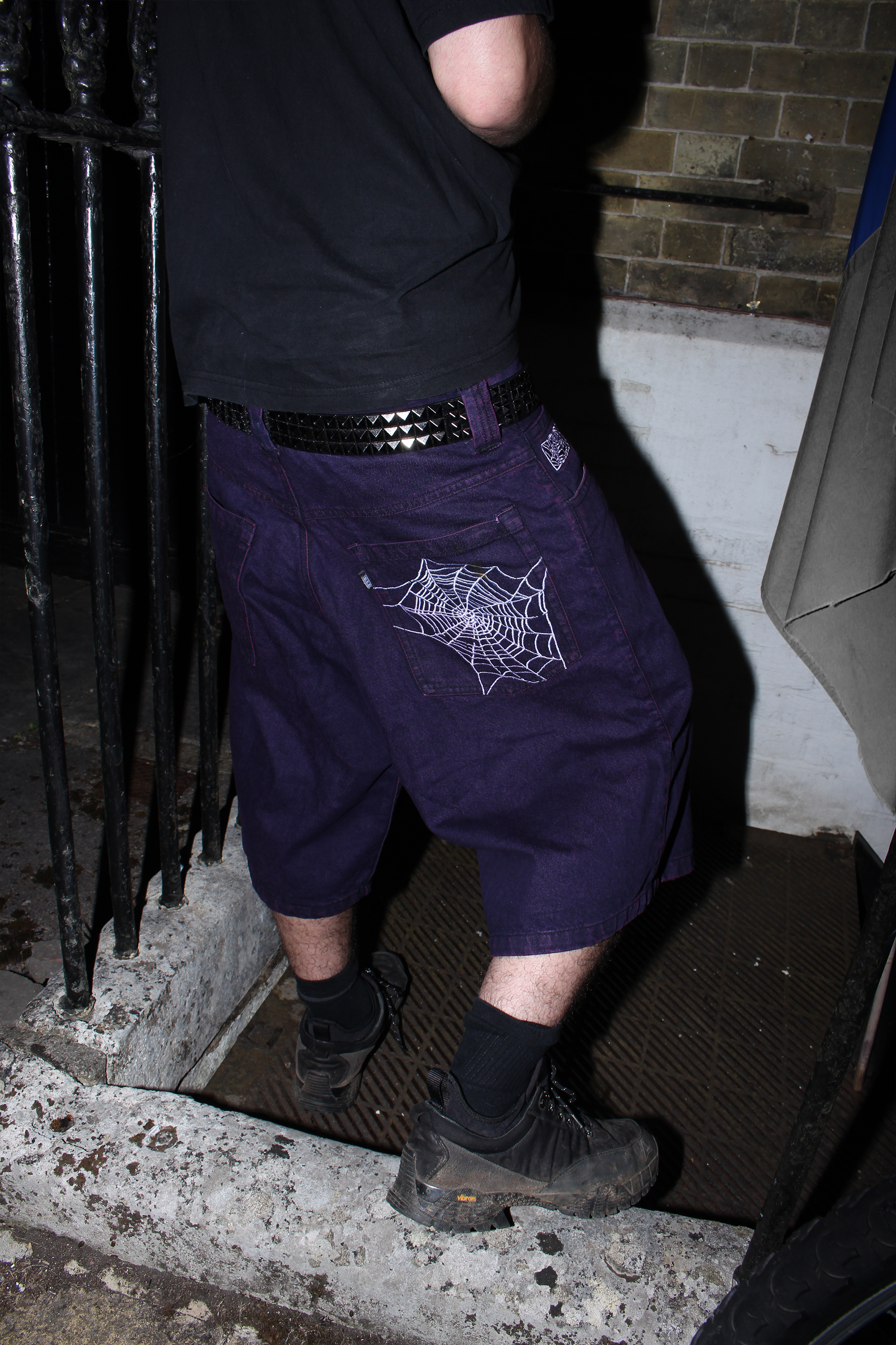 'Web' Shorts Purple